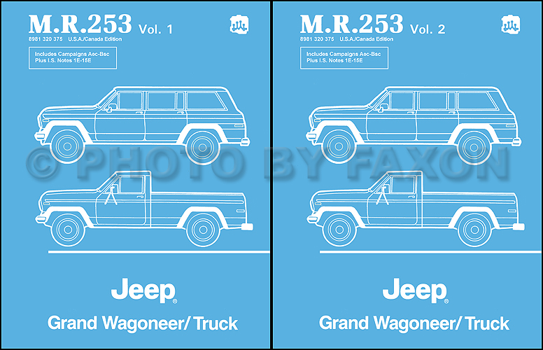 download Jeep J10 Standard Cab Pickup workshop manual