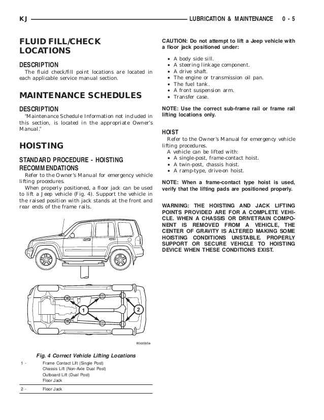 download Jeep Liberty workshop manual