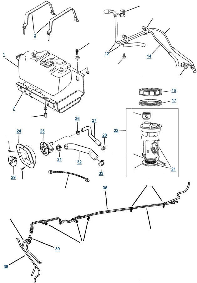 download Jeep TJ Wrangler Fuel System workshop manual