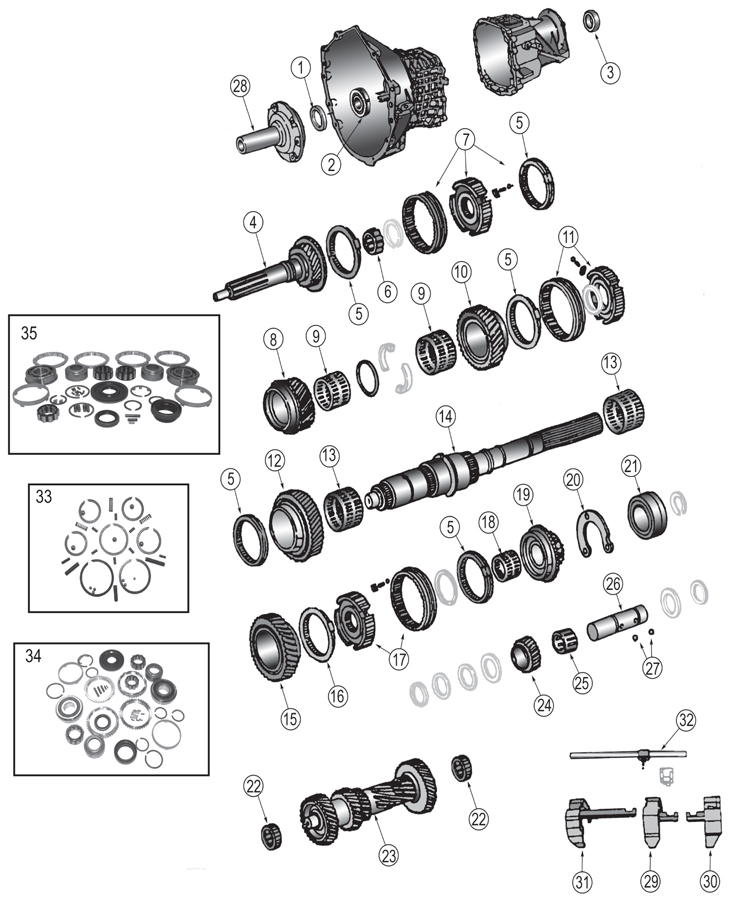 download Jeep Wrangler NV3550gearbox workshop manual