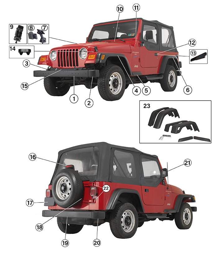 download Jeep Wrangler TJ able workshop manual