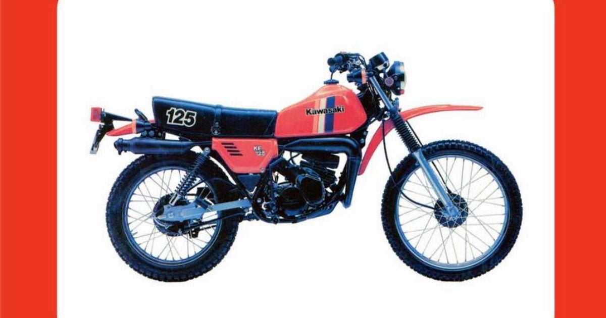 download KAWASAKI KE125 Motorcycle able workshop manual