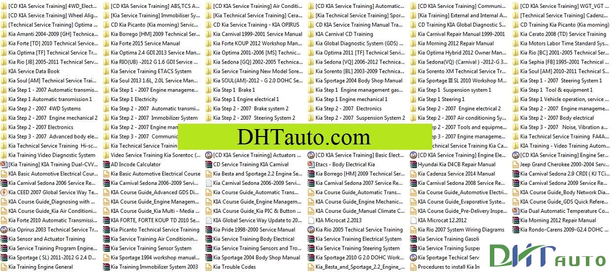 download KIA RIO JB G 1.6 DOHC Engine workshop manual