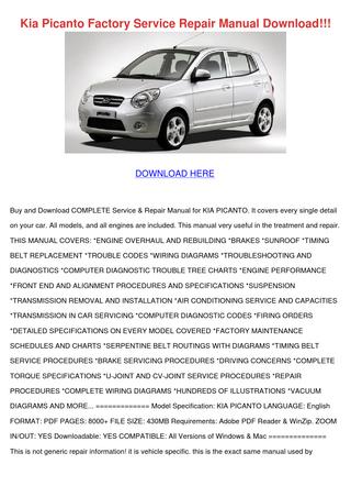 download KIA Rondo workshop manual