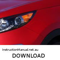 download KIA SPORTAGE 2.0T workshop manual