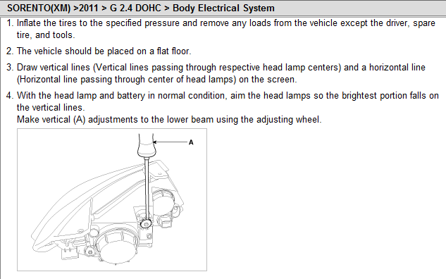 download KIA Sorento workshop manual