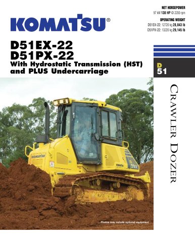 download KOMATSU D51EX 22 D51PX 22 Crawler Tractor able workshop manual
