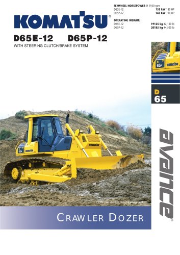 download KOMATSU D65E 12 D65P 12 DOZER Operation able workshop manual