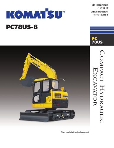 download KOMATSU PC78US 8 Hydraulic Excavator Operation able workshop manual