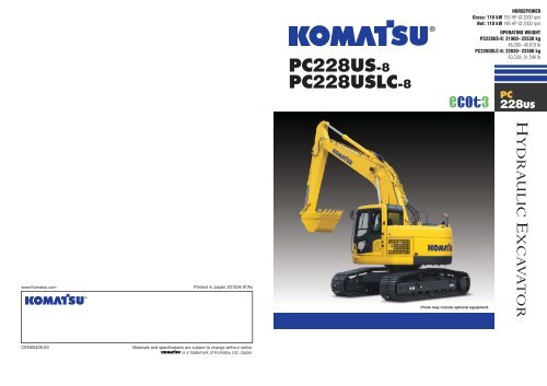 download KOMATSU PC78US 8 Hydraulic Excavator Operation able workshop manual