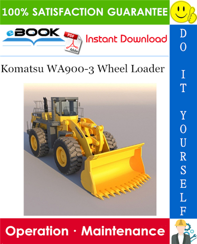 download KOMATSU WA900 1 Wheel Loader able workshop manual