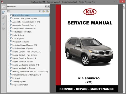 download Kia Sorento XM workshop manual