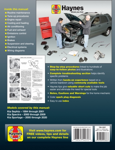 download Kia Sportage able workshop manual