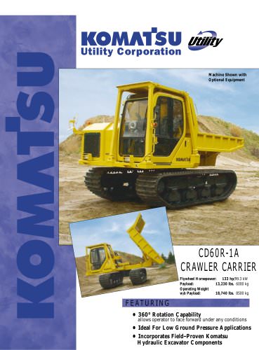 download Komatsu CD60R 1 Crawler Carrier able workshop manual