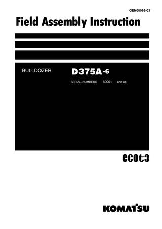 download Komatsu D155A 6 Bulldozer able workshop manual