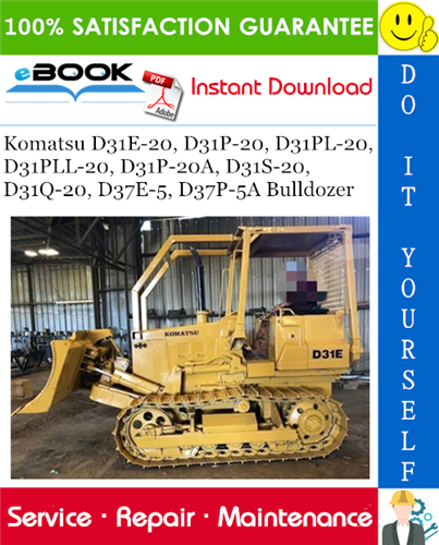 download Komatsu D31E 20 D31P 20 D31P 20A able workshop manual