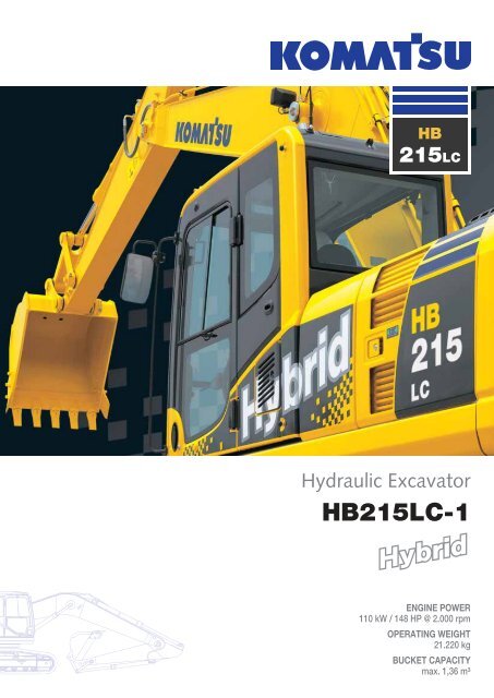 download Komatsu HB215LC 1 Hydraulic Excavator able workshop manual