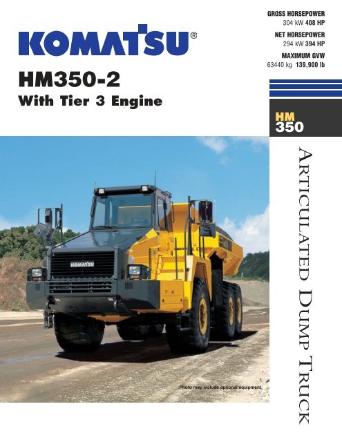 download Komatsu HM350 1 HM 350 Dump Truck able workshop manual