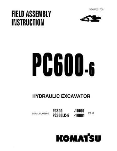 download Komatsu Hydraulic Excavator PC600 8 PC600LC 8 able workshop manual