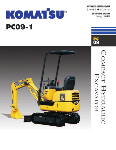 download Komatsu PC09 1 Operation able workshop manual