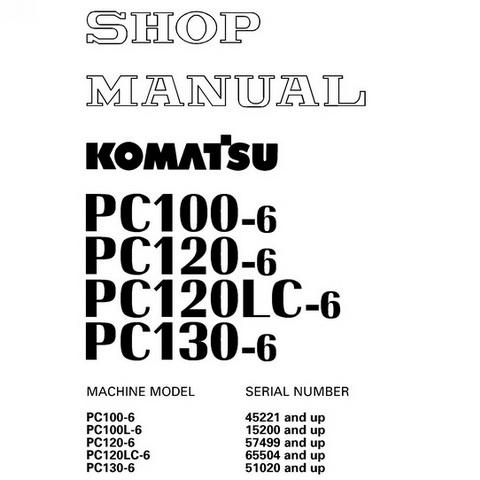 download Komatsu PC100 6 able workshop manual