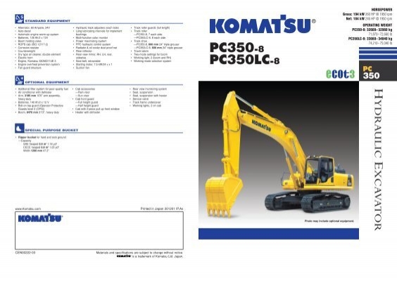 download Komatsu PC350 7 1 UP able workshop manual
