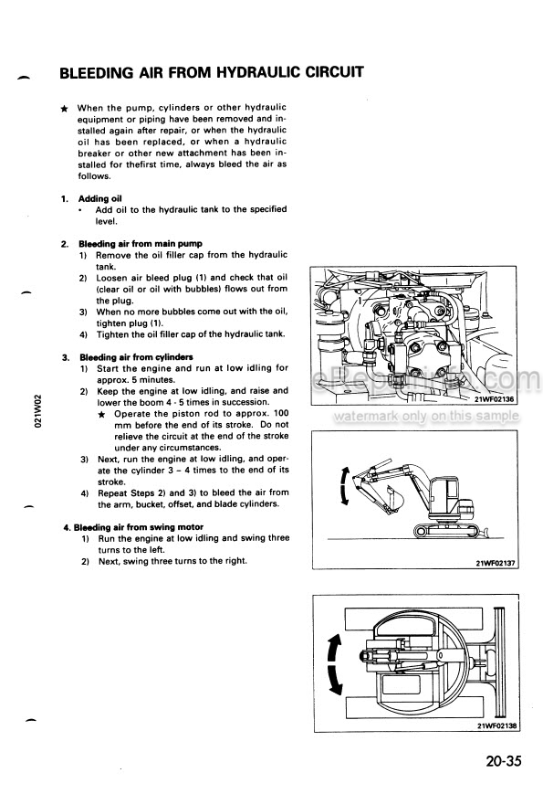 download Komatsu PC75UU 3 Hydraulic Excavator able workshop manual
