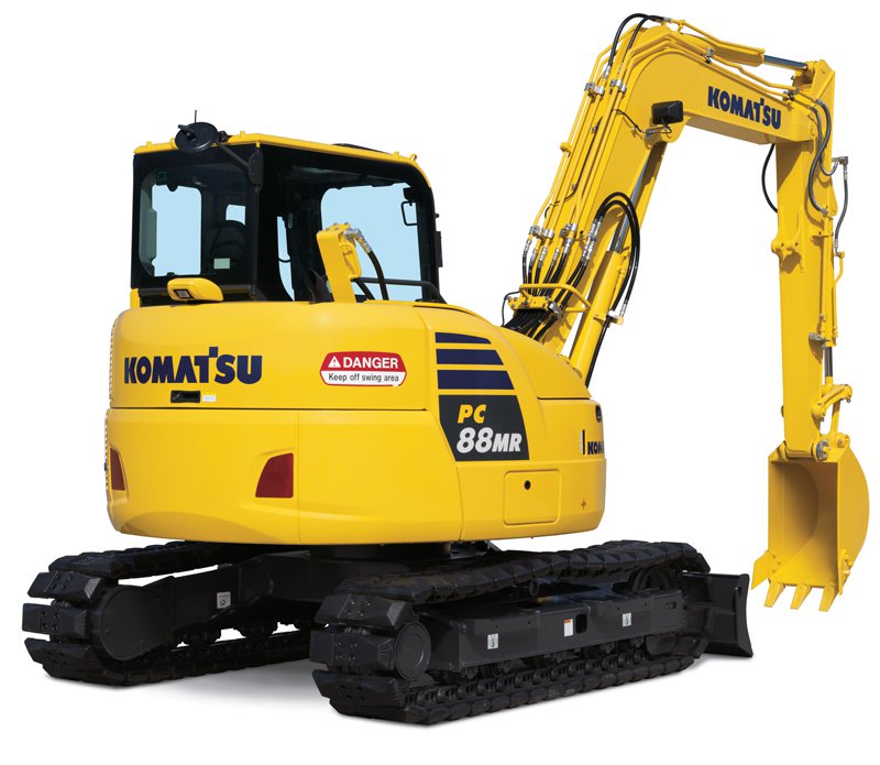 download Komatsu PC88MR 10 Hydraulic Excavator able workshop manual