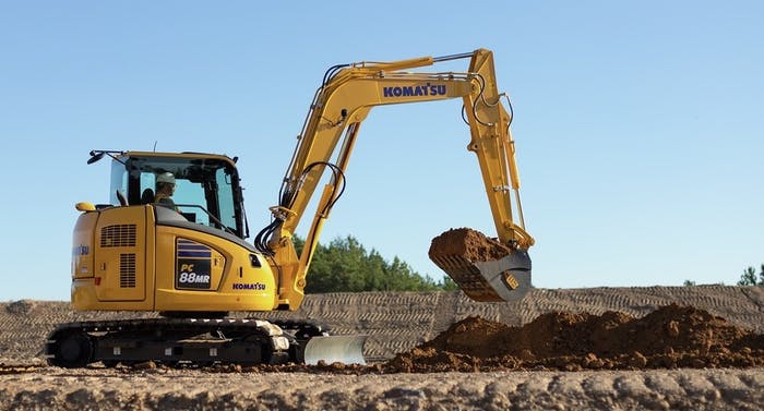 download Komatsu PC88MR 10 Hydraulic Excavator able workshop manual