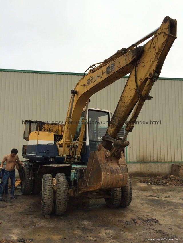 download Komatsu PW100 3 Wheeled Excavator able workshop manual