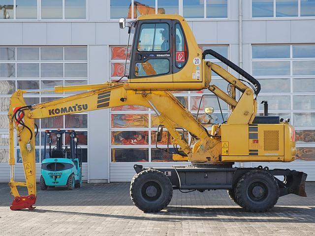 download Komatsu PW130 6K Wheeled Hydraulic Excavator able workshop manual