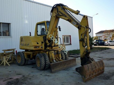 download Komatsu PW130 6K Wheeled Hydraulic Excavator able workshop manual