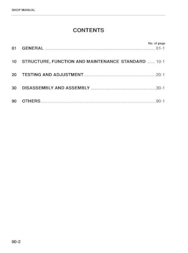 download Komatsu WA320 5H Wheel loader able workshop manual