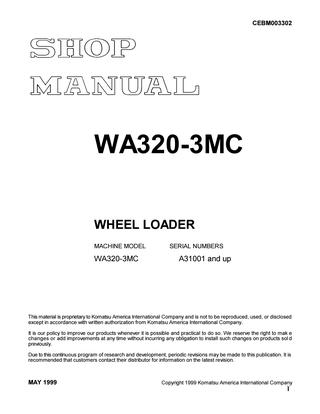 download Komatsu WA450 3.3 manuals able workshop manual
