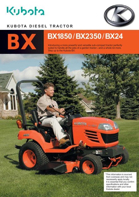 download Kubota Bx24 Compact Tractor able workshop manual