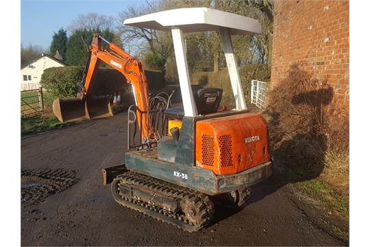 download Kubota KH 36 Excavator able workshop manual