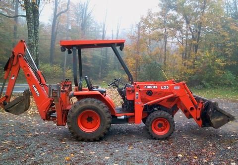 download Kubota L35 Tractor Loader BACKHOE able workshop manual