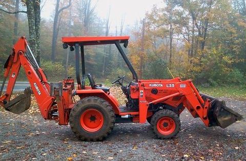 download Kubota L35 Tractor Loader BACKHOE able workshop manual