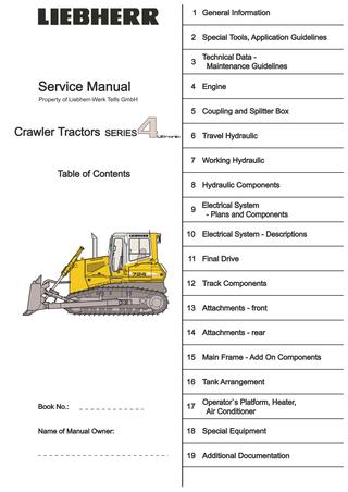 download LIEBHERR A312 Litronic Hydraulic Excavator Operation able workshop manual