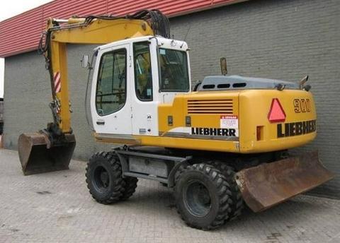 download LIEBHERR A312 Litronic Hydraulic Excavator Operation able workshop manual