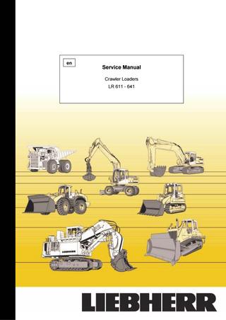 download LIEBHERR LR621 B Crawler Loader s able workshop manual