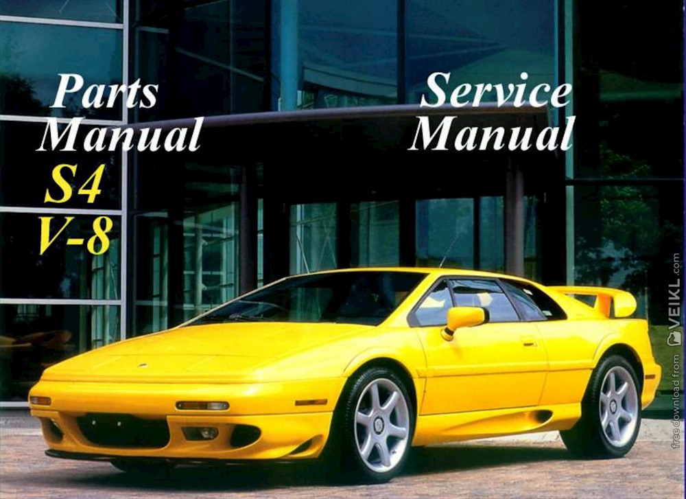 download LOTUS ESPRIT S4 V8 able workshop manual