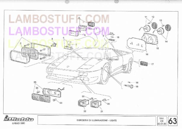 download Lamborghini Diablo 2WD workshop manual