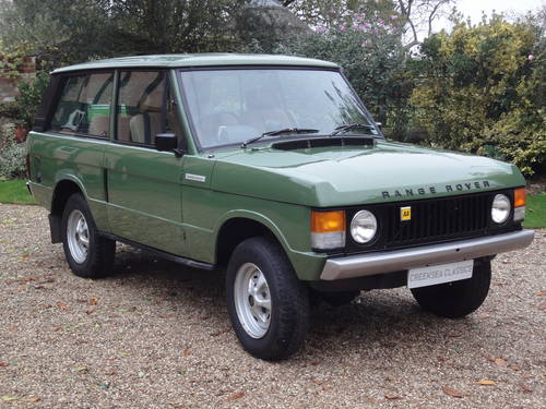 download Land Rover 2 4 DOOR Range Rover Classic workshop manual