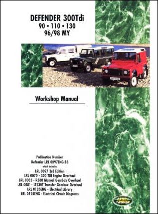 download Land Rover Defender 300 Tdi Manu workshop manual