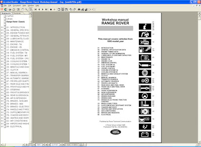 download Land Rover Range Rover Classic workshop manual