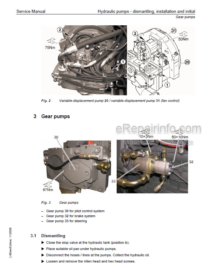 download Liebherr A900C Hydraulic Excavator Operation able workshop manual