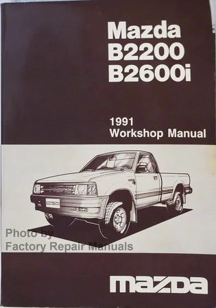 download MAZDA B2600i PICKUP workshop manual