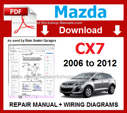 download MAZDA CX 7 CX7 workshop manual