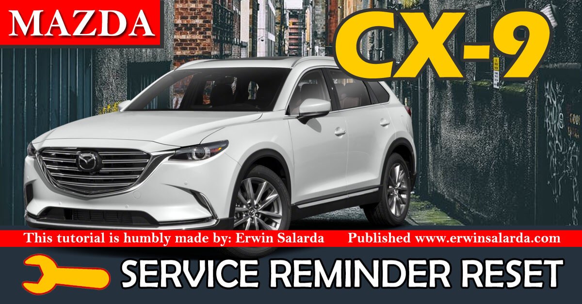 download MAZDA CX9 workshop manual